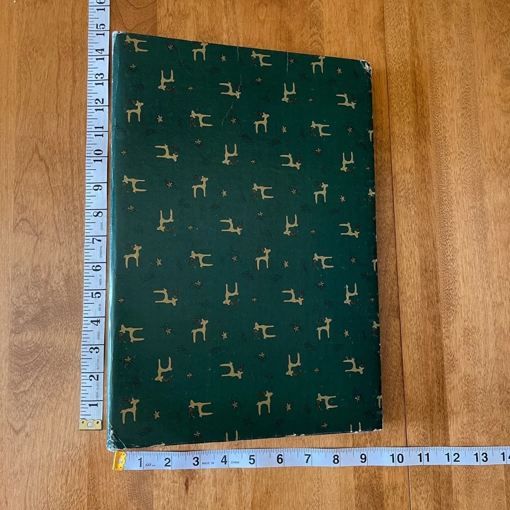 Green photo Album with Deer Pattern